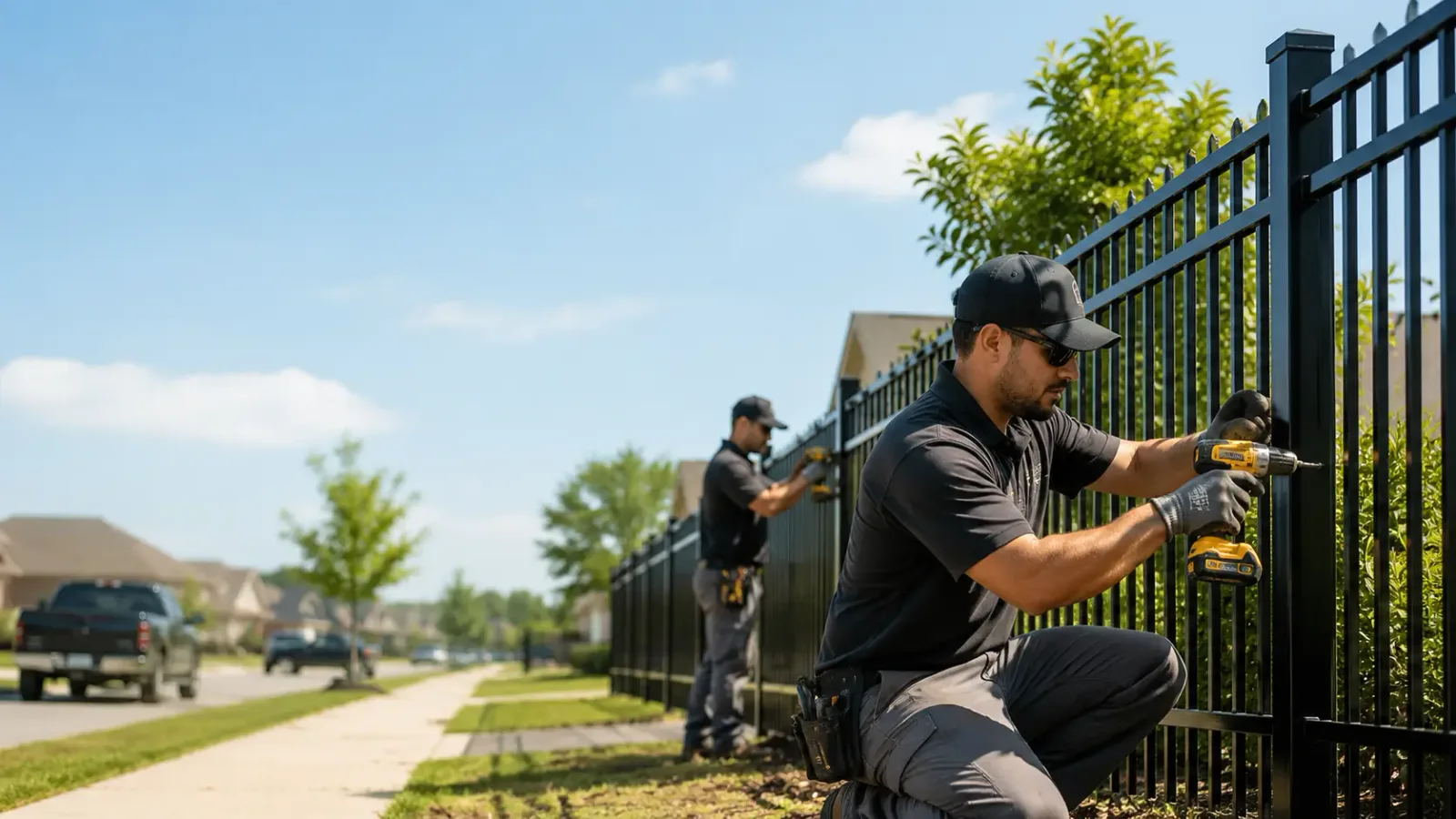 Metal Fence Installation in Leon, OK